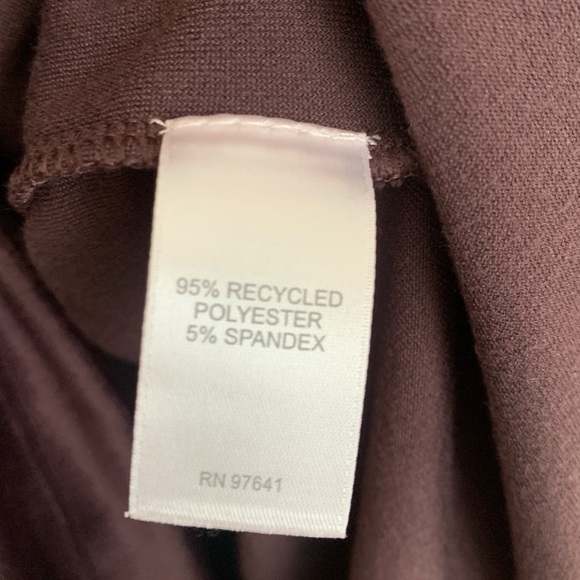J. JILL Pure Jill‎ Satin-Neckline Velour Tunic | Pinot | Size XL - Picture 6 of 6